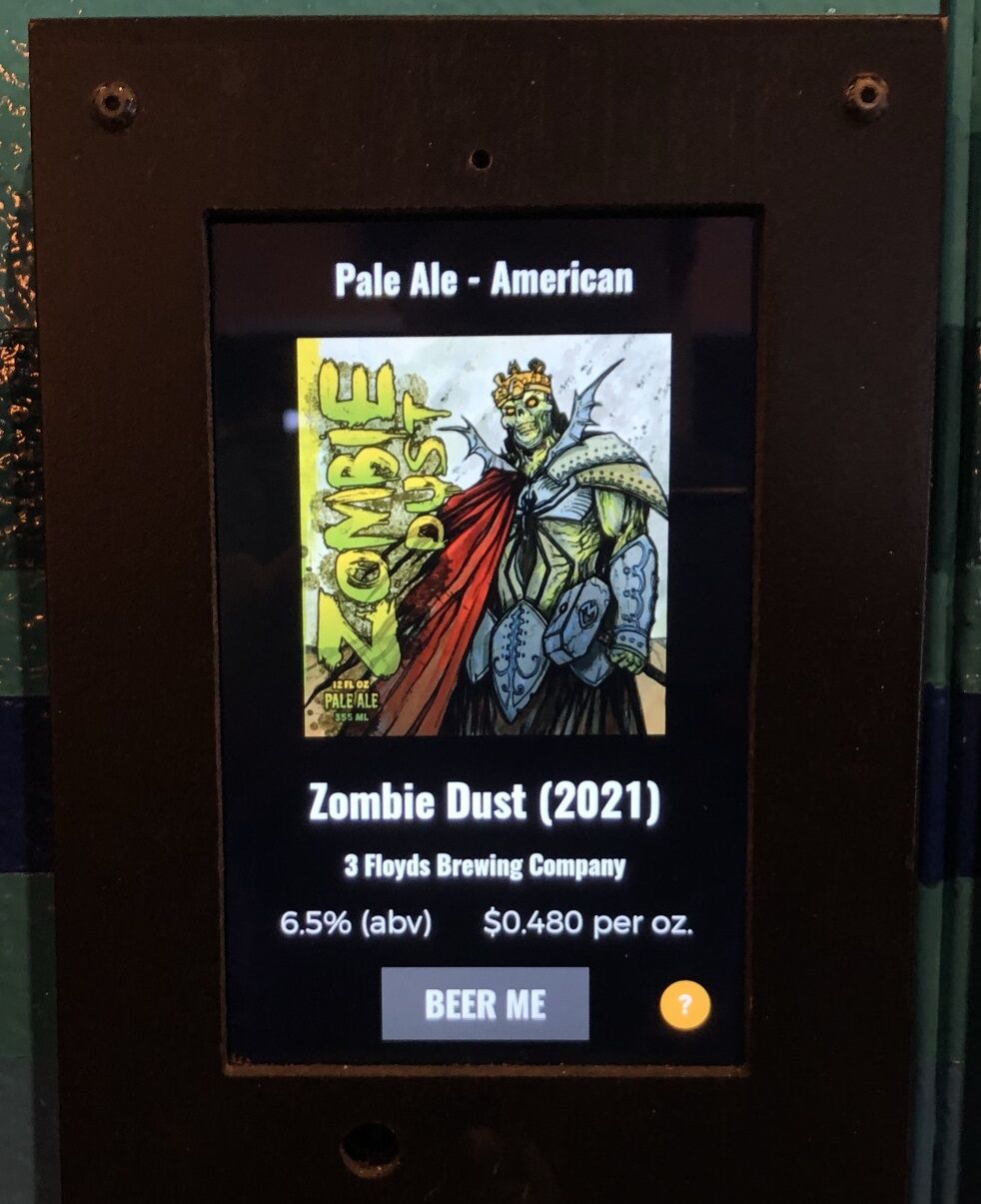 Pour Taproom example screen